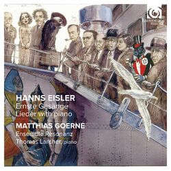 Cover of Hanns Eisler: Ernste Gesänge: Lieder with piano