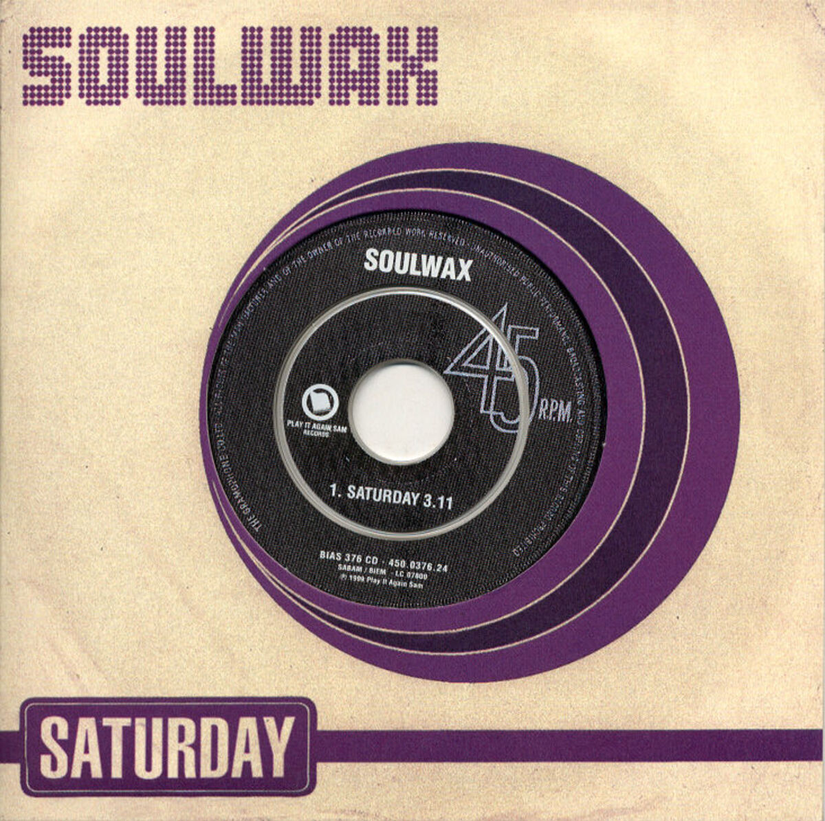 Album cover of Saturday