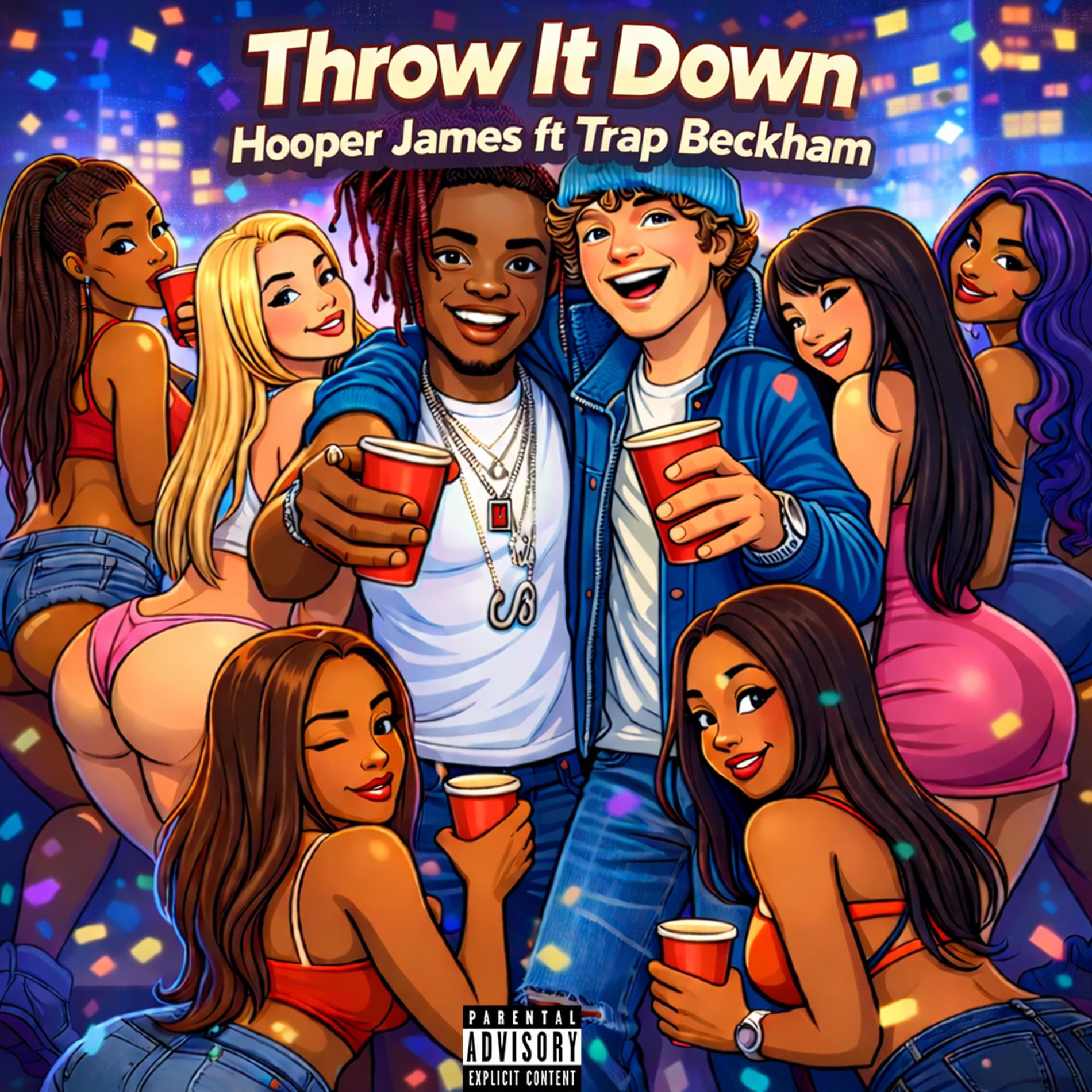 Album cover of Throw It Down (feat. Trap Beckham)