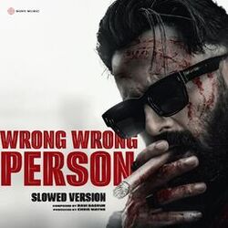 Cover of Wrong Wrong Person (Slowed Version)