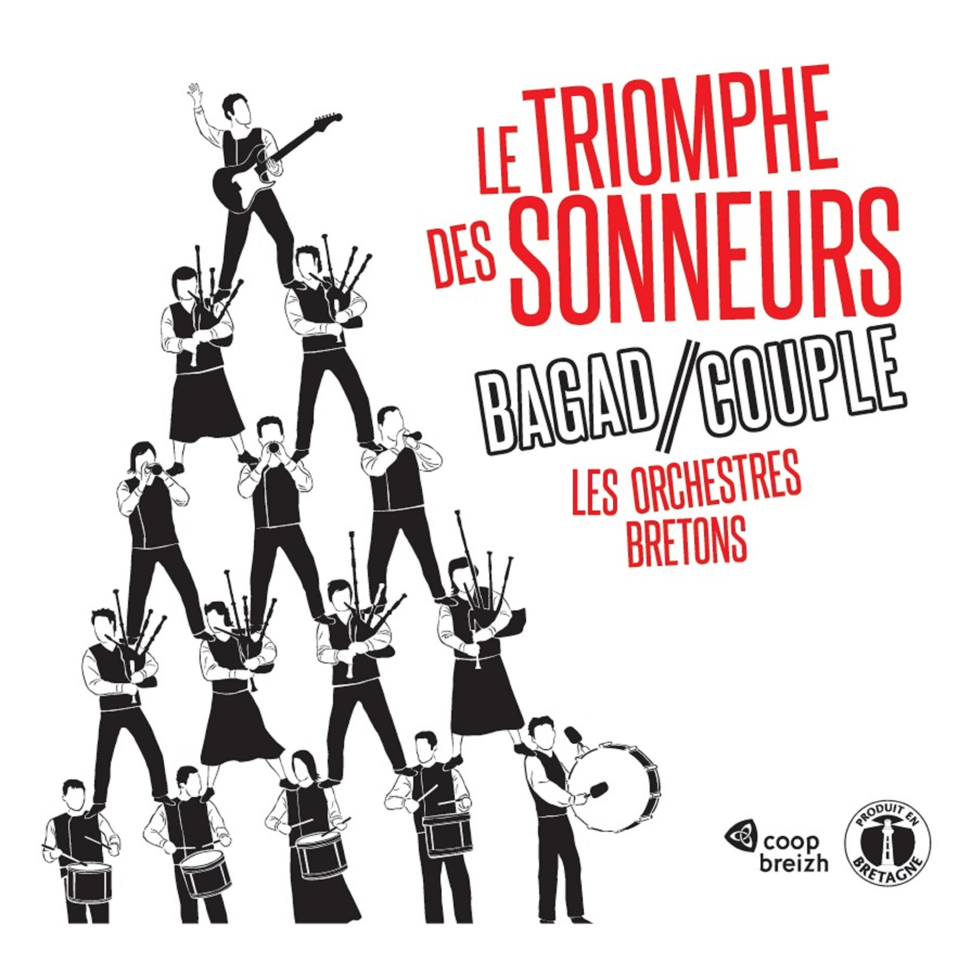 Album cover of Le triomphe des sonneurs: Bagad / Couple (Les orchestres bretons)