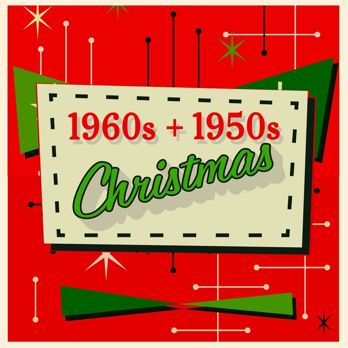 Album cover of 1960s + 1950s Christmas Music