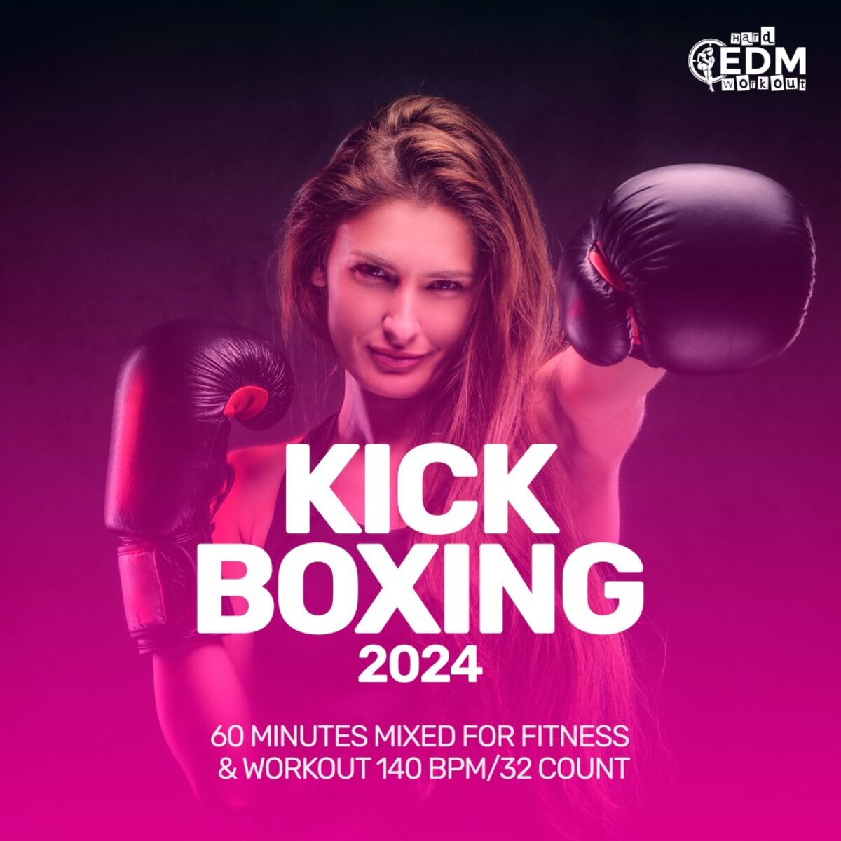 Album cover of Kick Boxing 2024: 60 Minutes Mixed for Fitness & Workout 140 bpm/32 Count