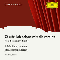 Cover of Beethoven: Fidelio, Op. 72: O wär' ich schon mit dir vereint