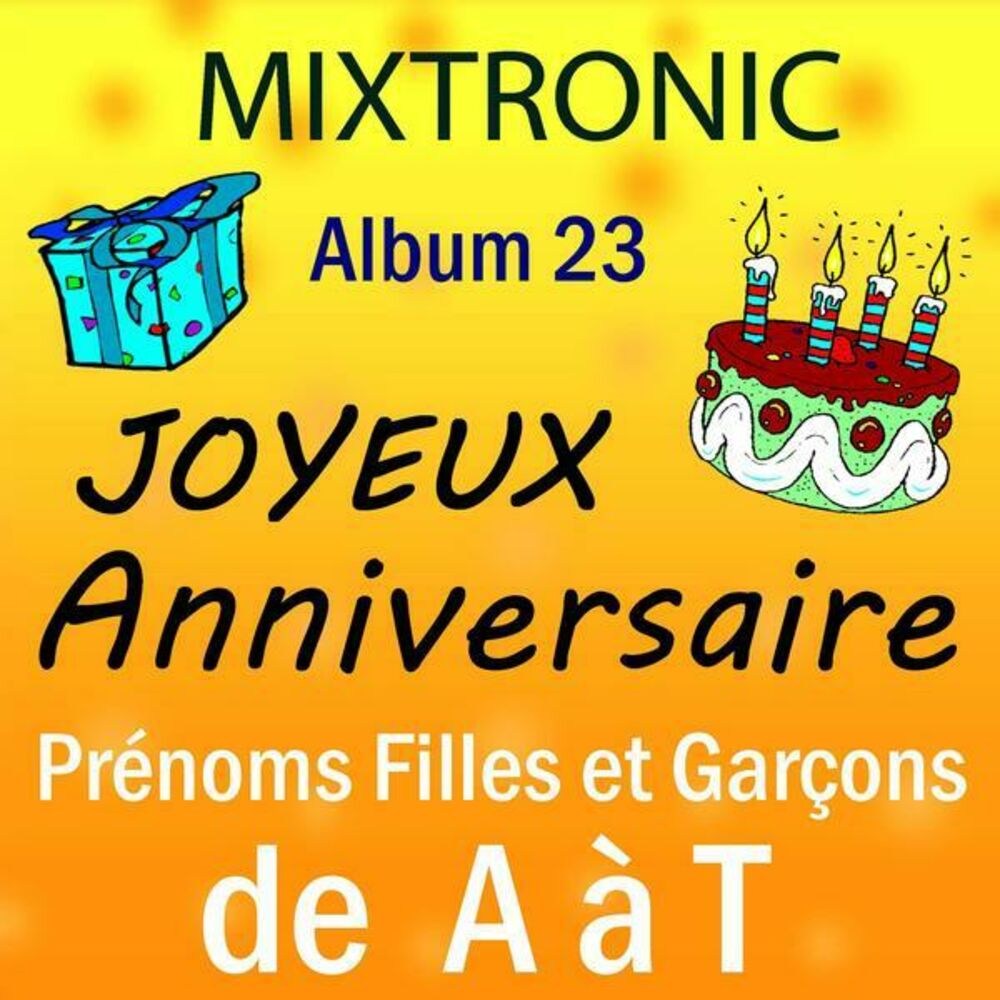 Picture of Joyeux anniversaire prénoms de A à T album 23