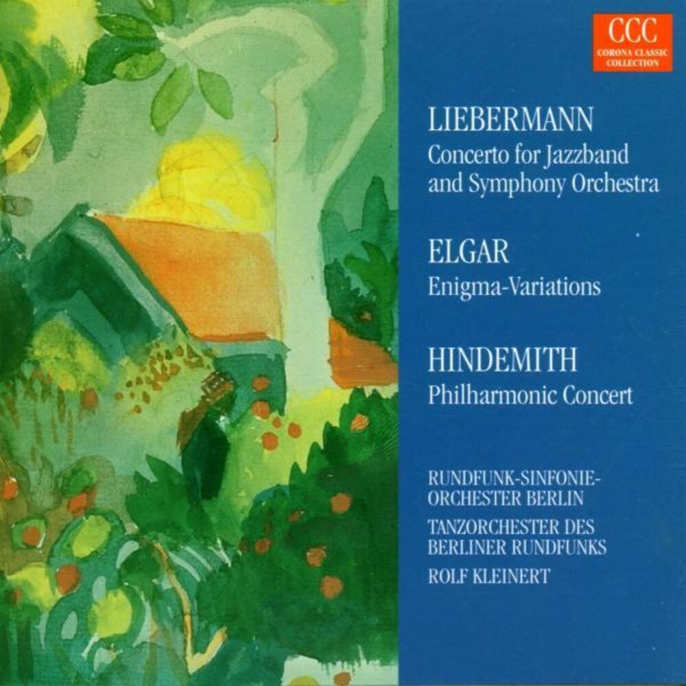 Picture of Liebermann: Concerto for Jazz Band and Orchestra; Elgar: Enigma Variations; Hindemith: Philharmonic Concerto