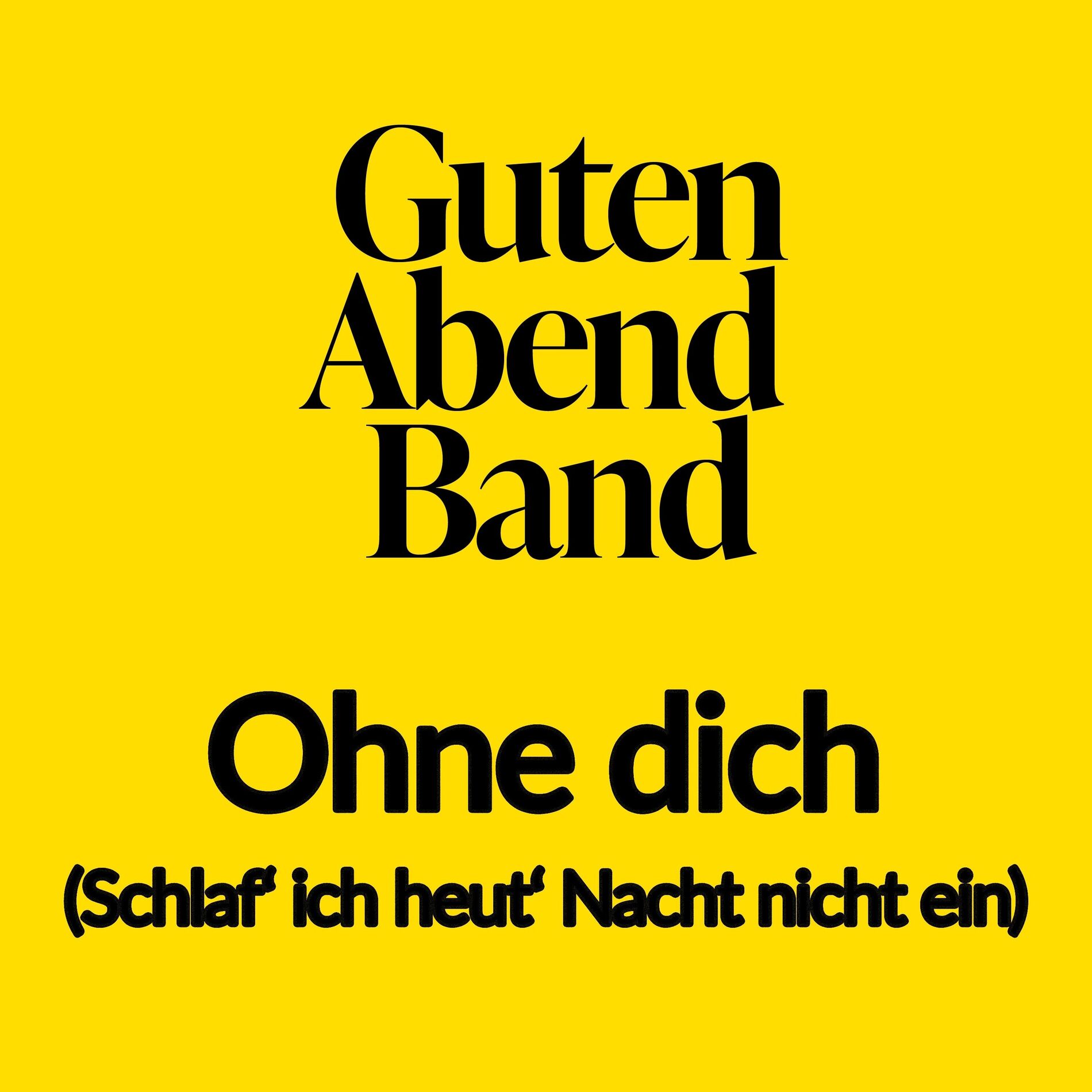 Album cover of Ohne dich (Schlaf' ich heut' Nacht nicht ein)