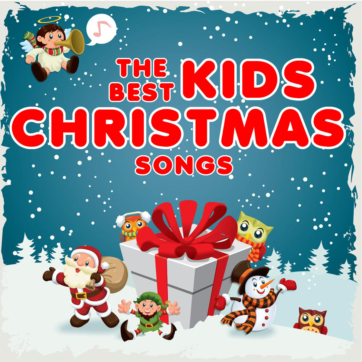 Album cover of The Best Kids Christmas Songs