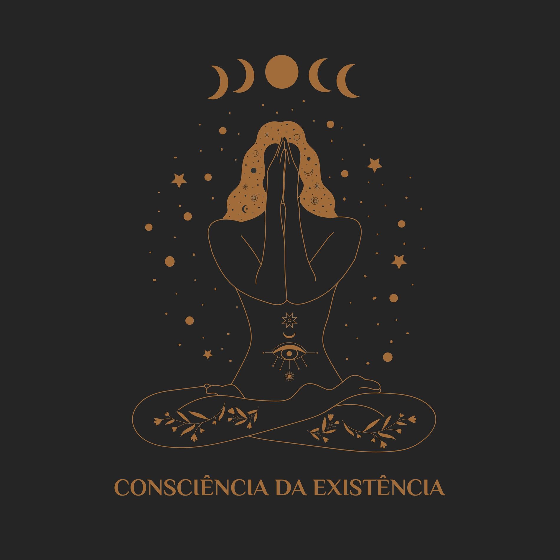 Album cover of Consciência da Existência - Limpe os Pensamentos e o Coração das Energias Ruins: Ambiente Tibetano Meditação, Meditação Budista e 