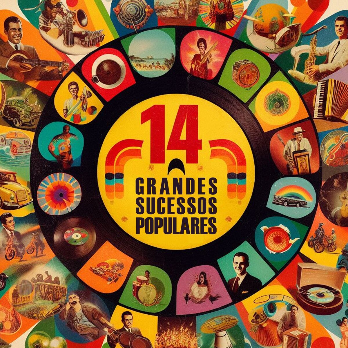Album cover of 14 Grandes Sucessos Populares