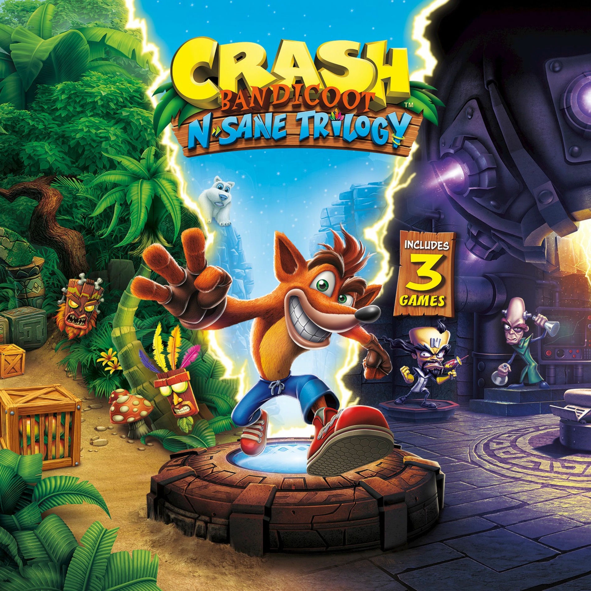Album cover of Music from Crash Bandicoot N. Sane Trilogy (Original Game Soundtrack)