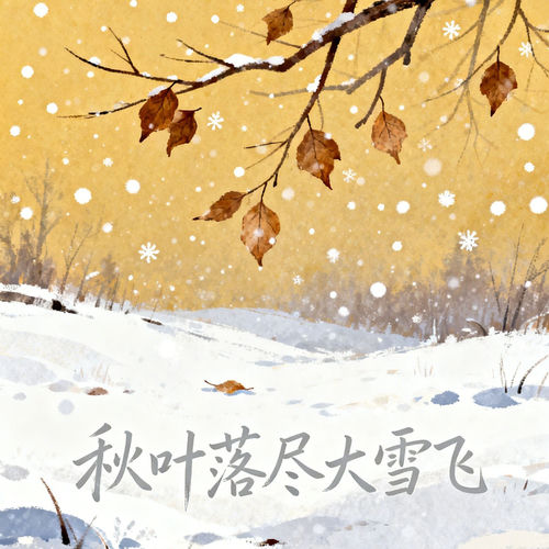 秋叶落尽大雪飞(晚风心里吹语录版)