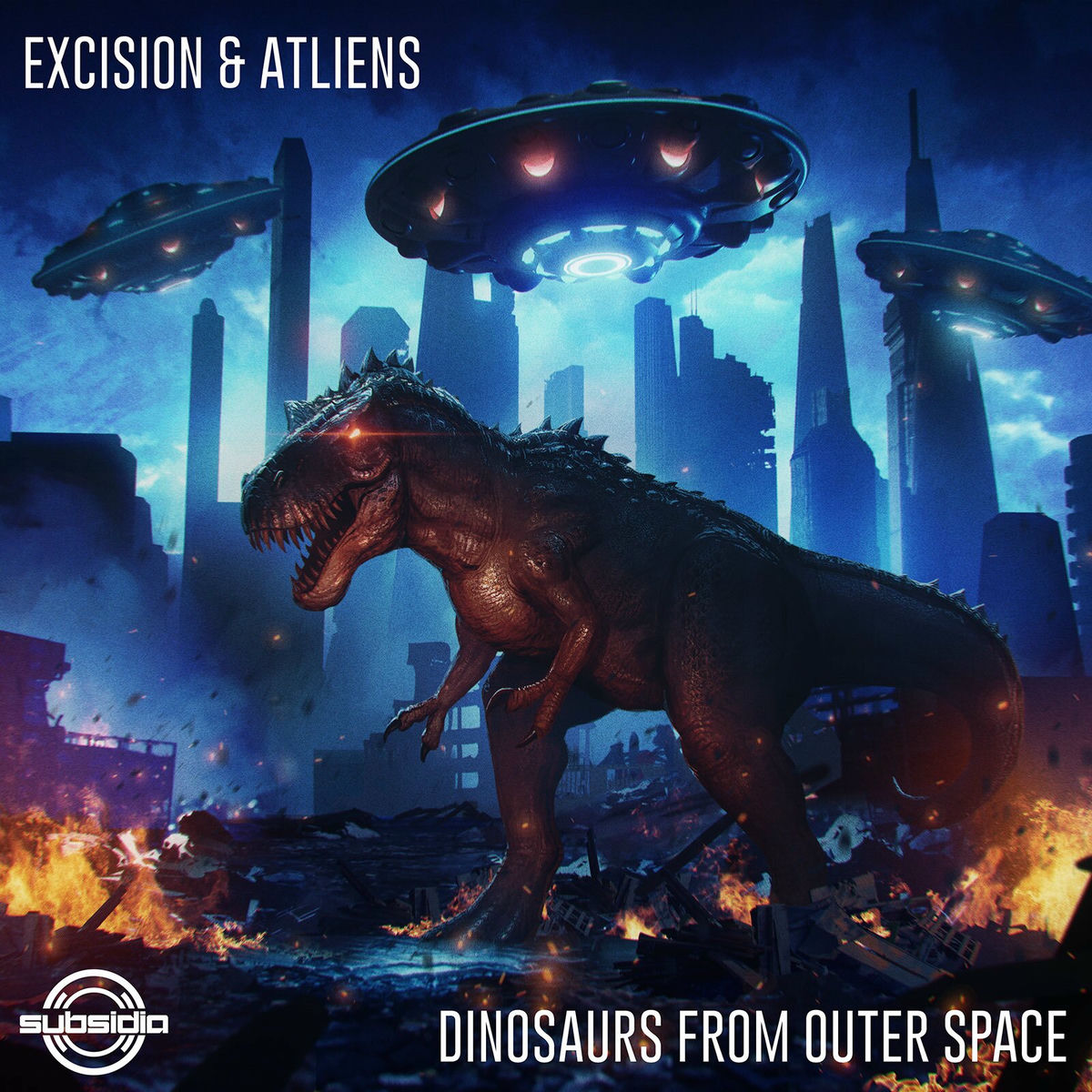 Album cover of Dinosaurs From Outer Space