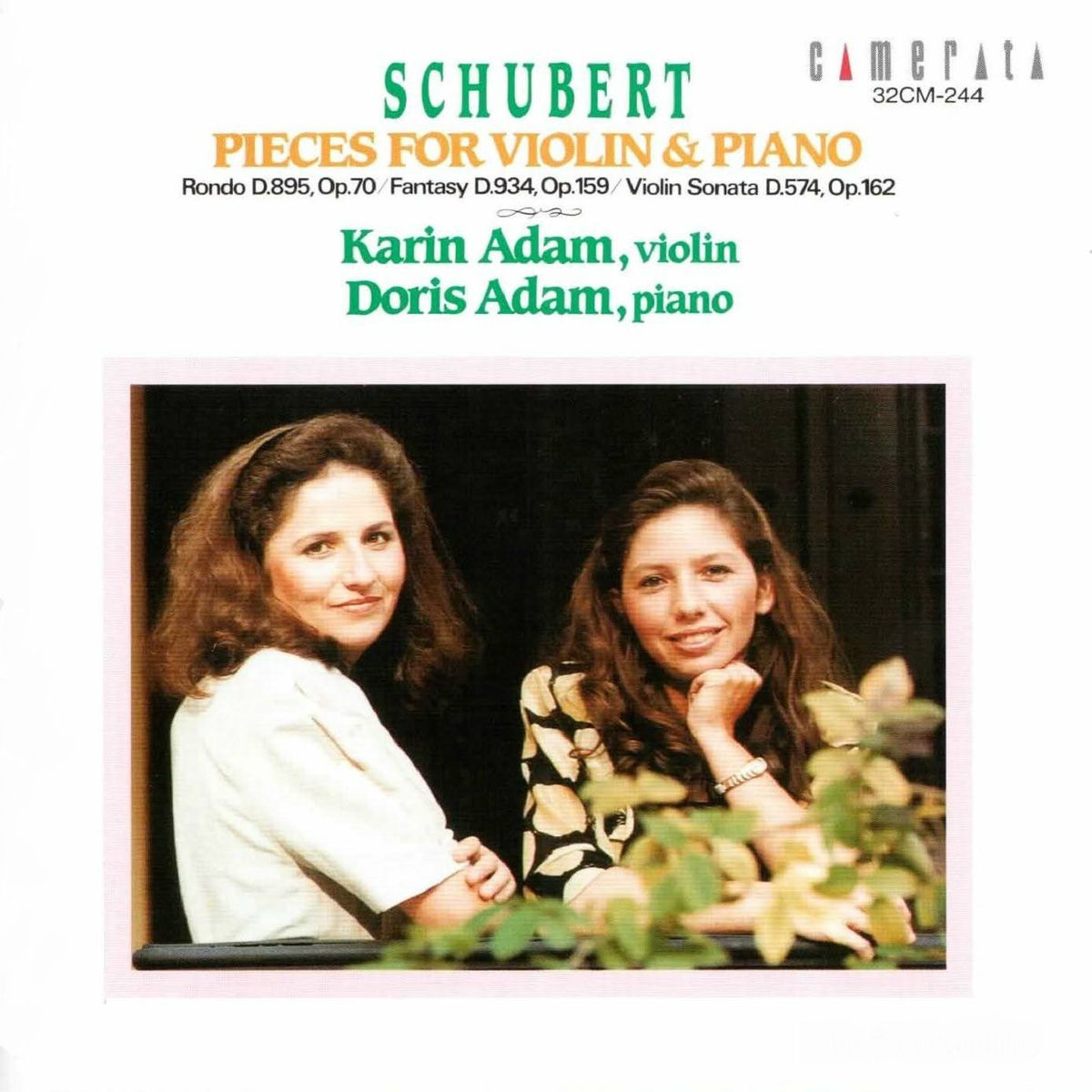 Album cover of Schubert: Pieces for Violin & Piano