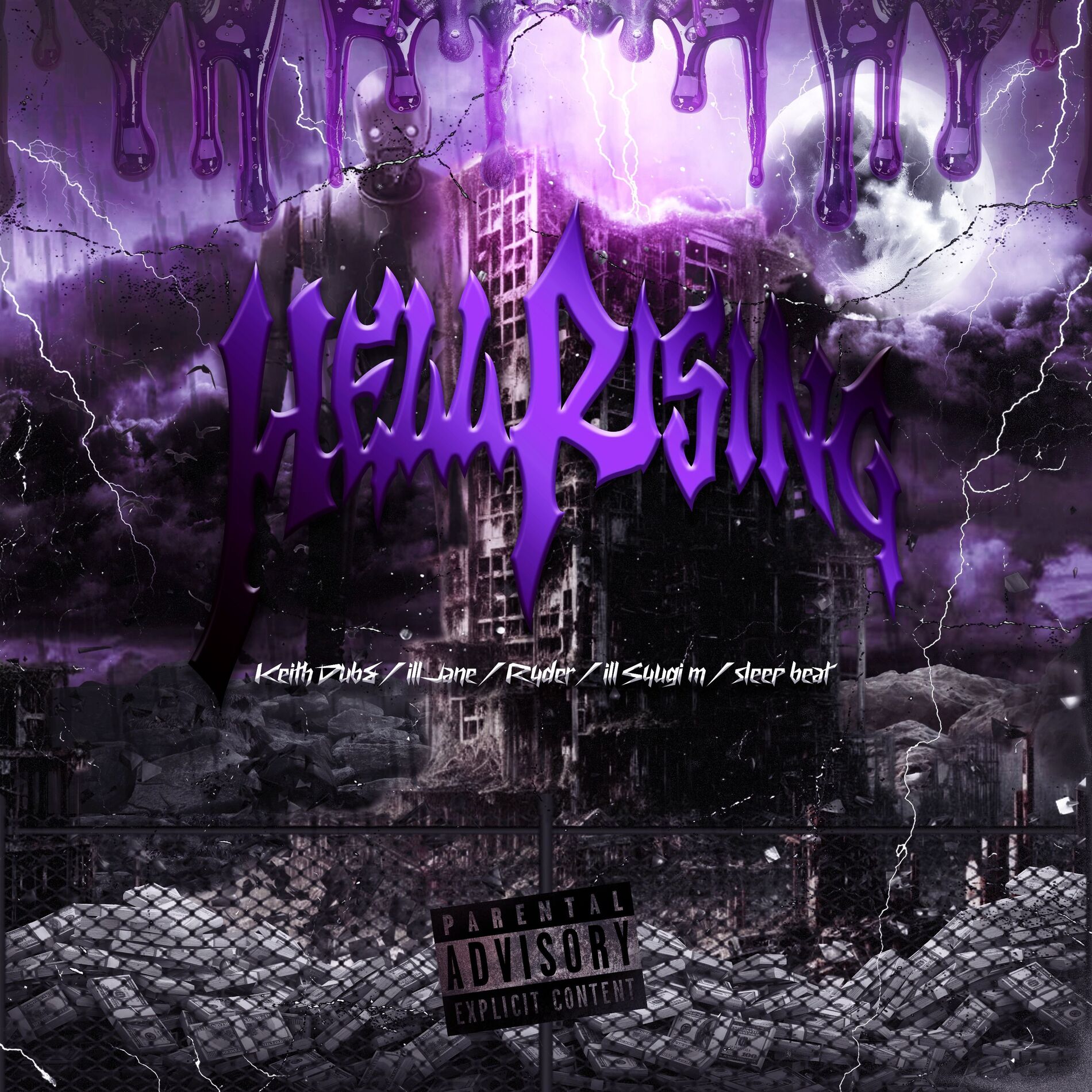 Album cover of Hell Rising (feat. ill jane, ill syugi m, Ryder & sleep beat)