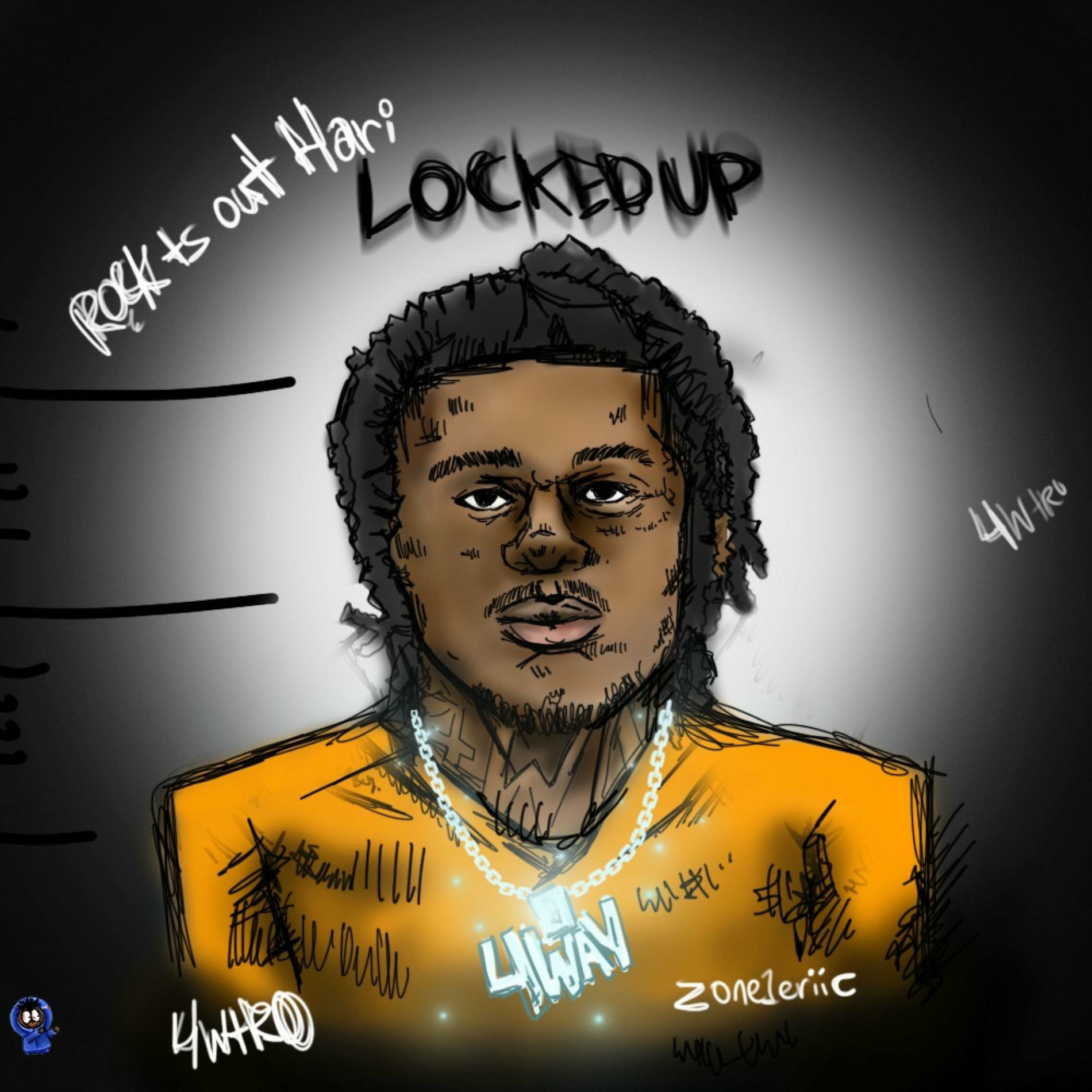 Album cover of locked down (feat. Zone1eriic)