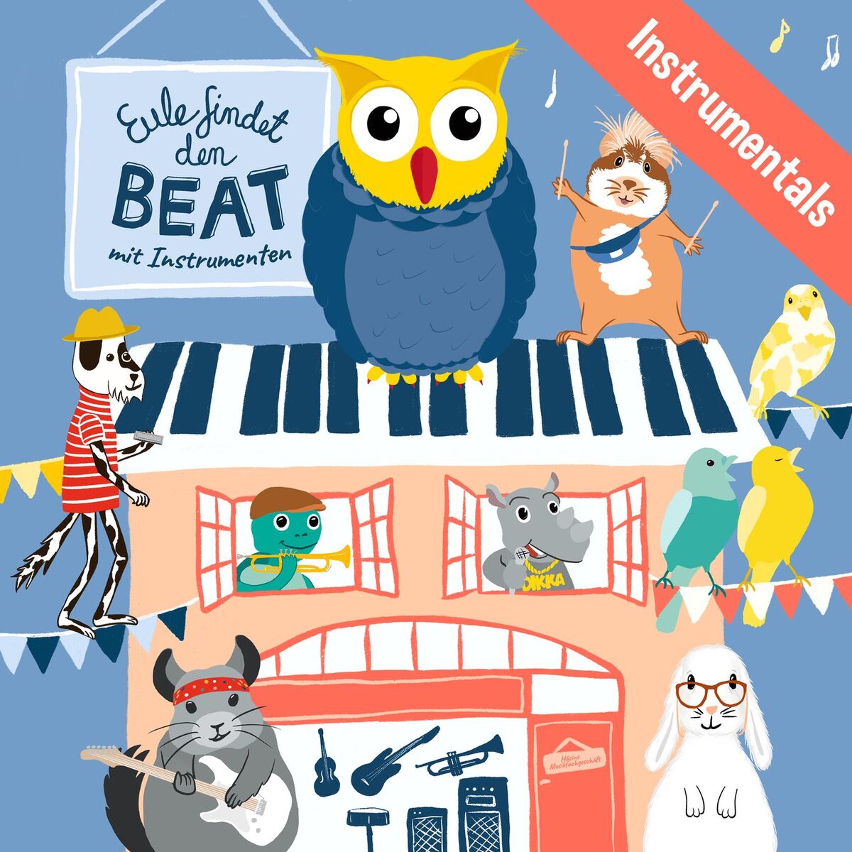 Album cover of Eule findet den Beat 4 - mit Instrumenten - Instrumentals