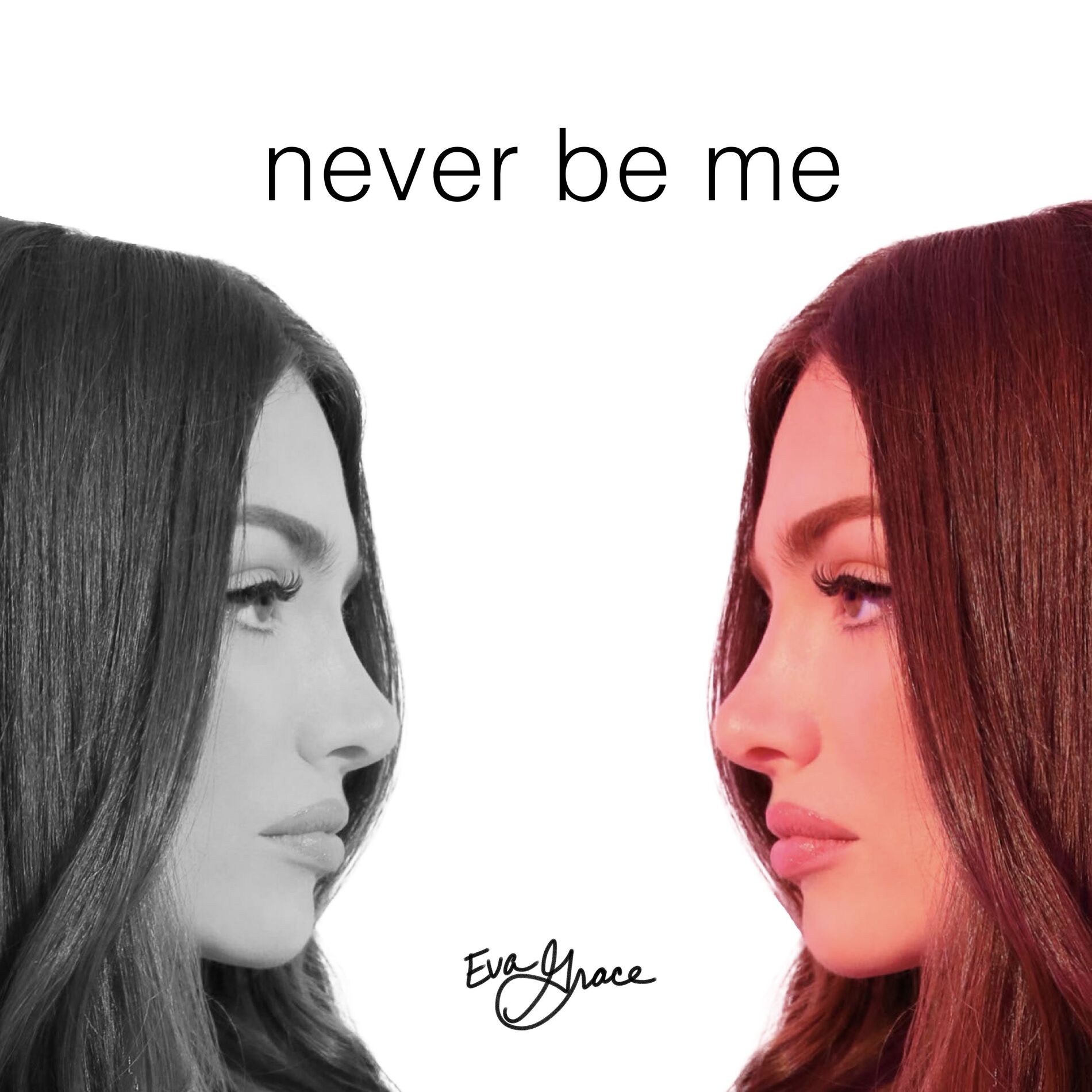 Album cover of never be me