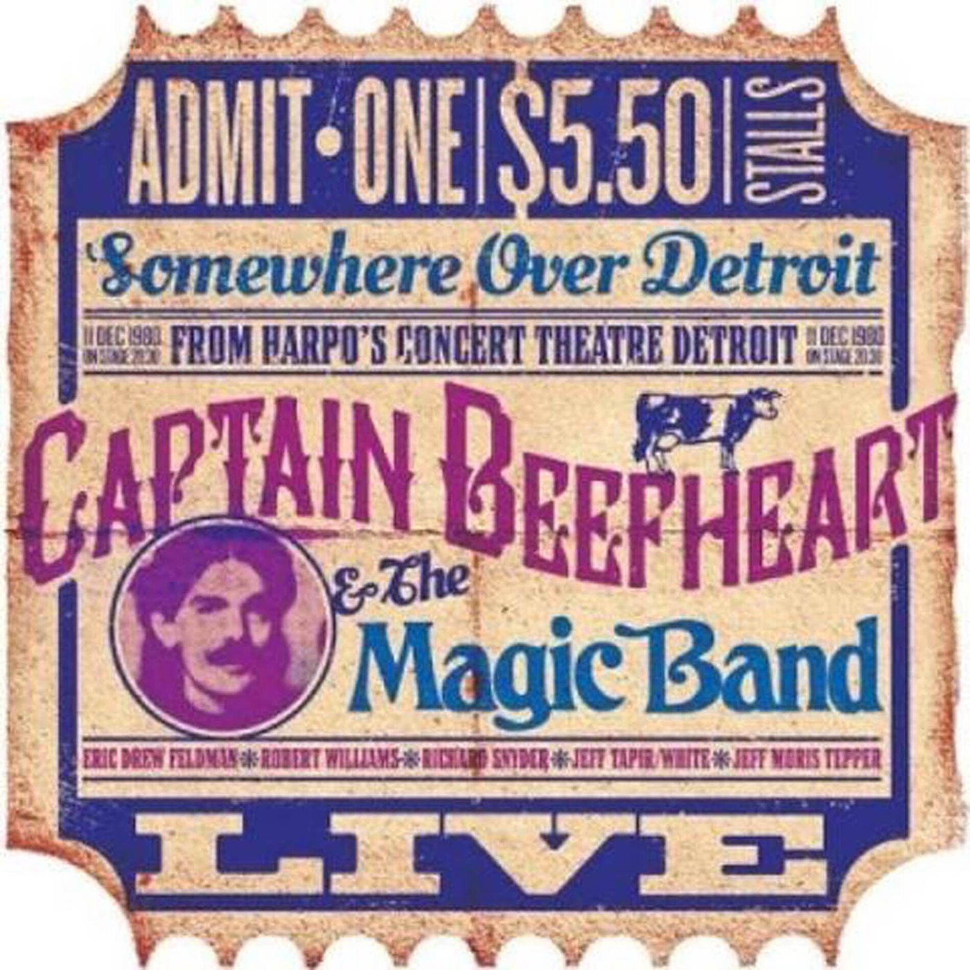 Album cover of Somewhere Over Detroit (Live from Harpos Concert Theatre, Detroit, 11/12/1980)