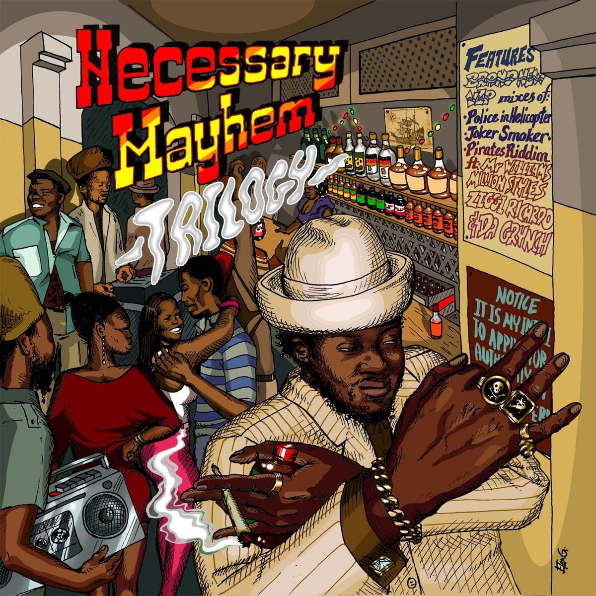Album cover of Necessary Mayhem Trilogy