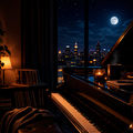 Relaxing Piano with Thunderstorm