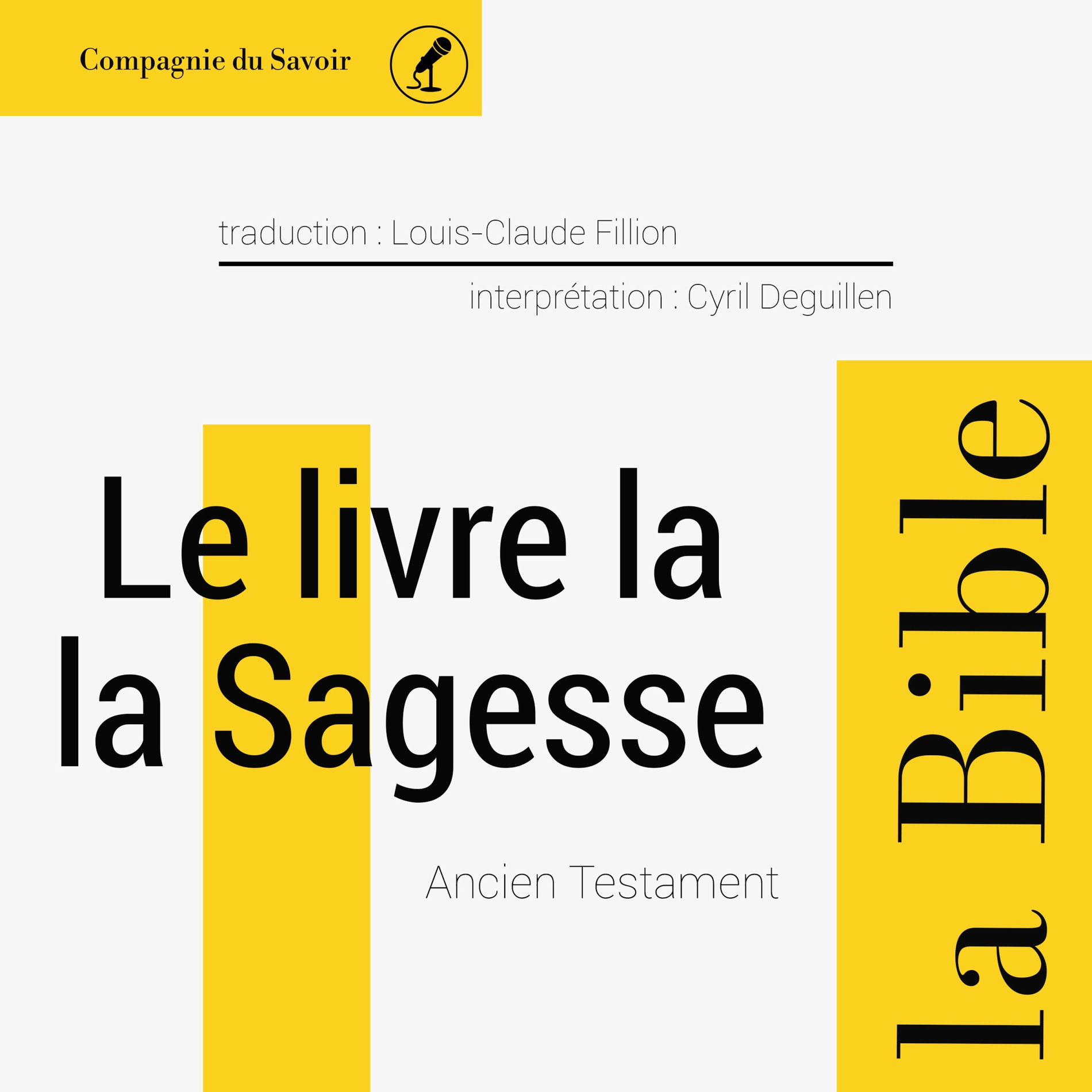 Album cover of Le livre de la Sagesse (L'intégrale de la Bible)