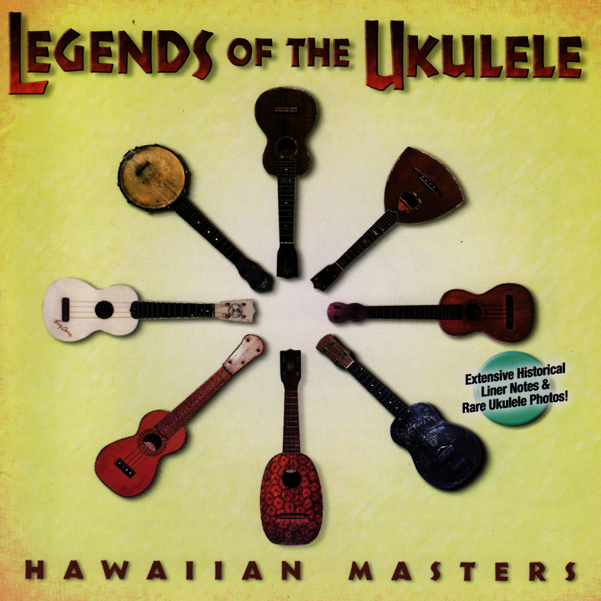 Album cover of Legends of the Ukulele - Hawaiian Masters
