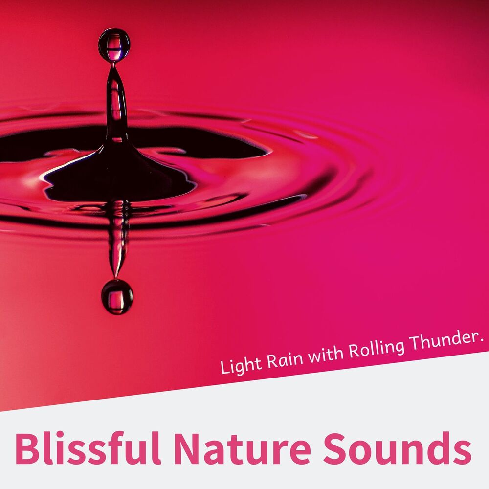 Picture of Blissful Nature Sounds: Light Rain with Rolling Thunder