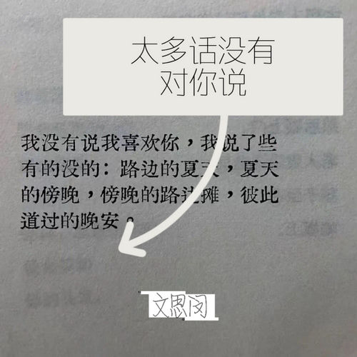 太多话还没有对你说