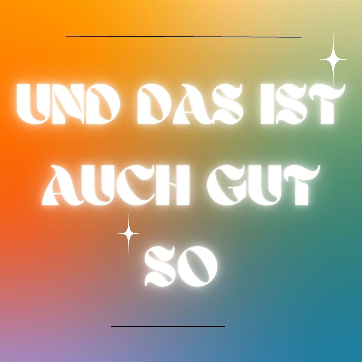 Album cover of Und das ist auch gut so