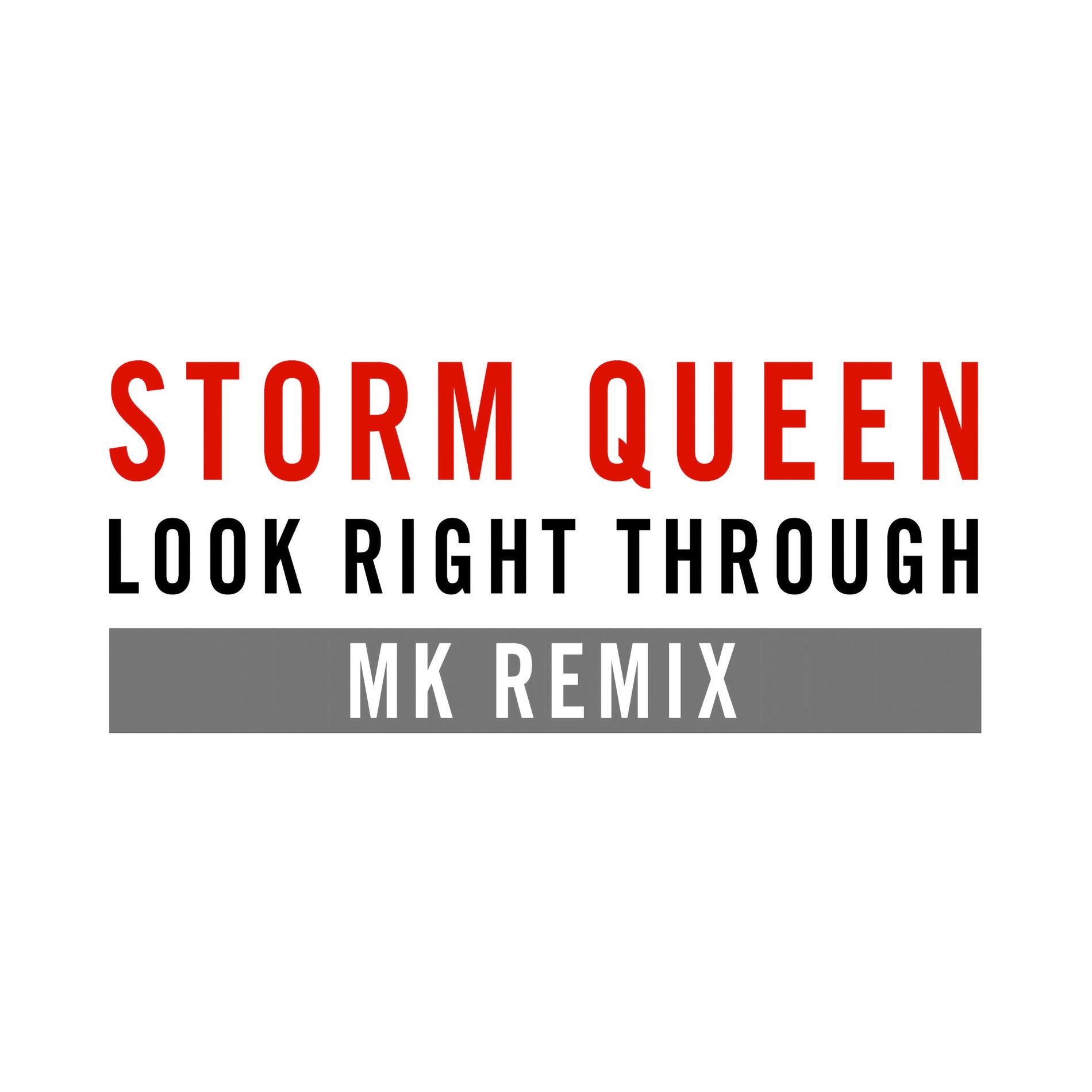 Album cover of Look Right Through (MK Vocal Edit)