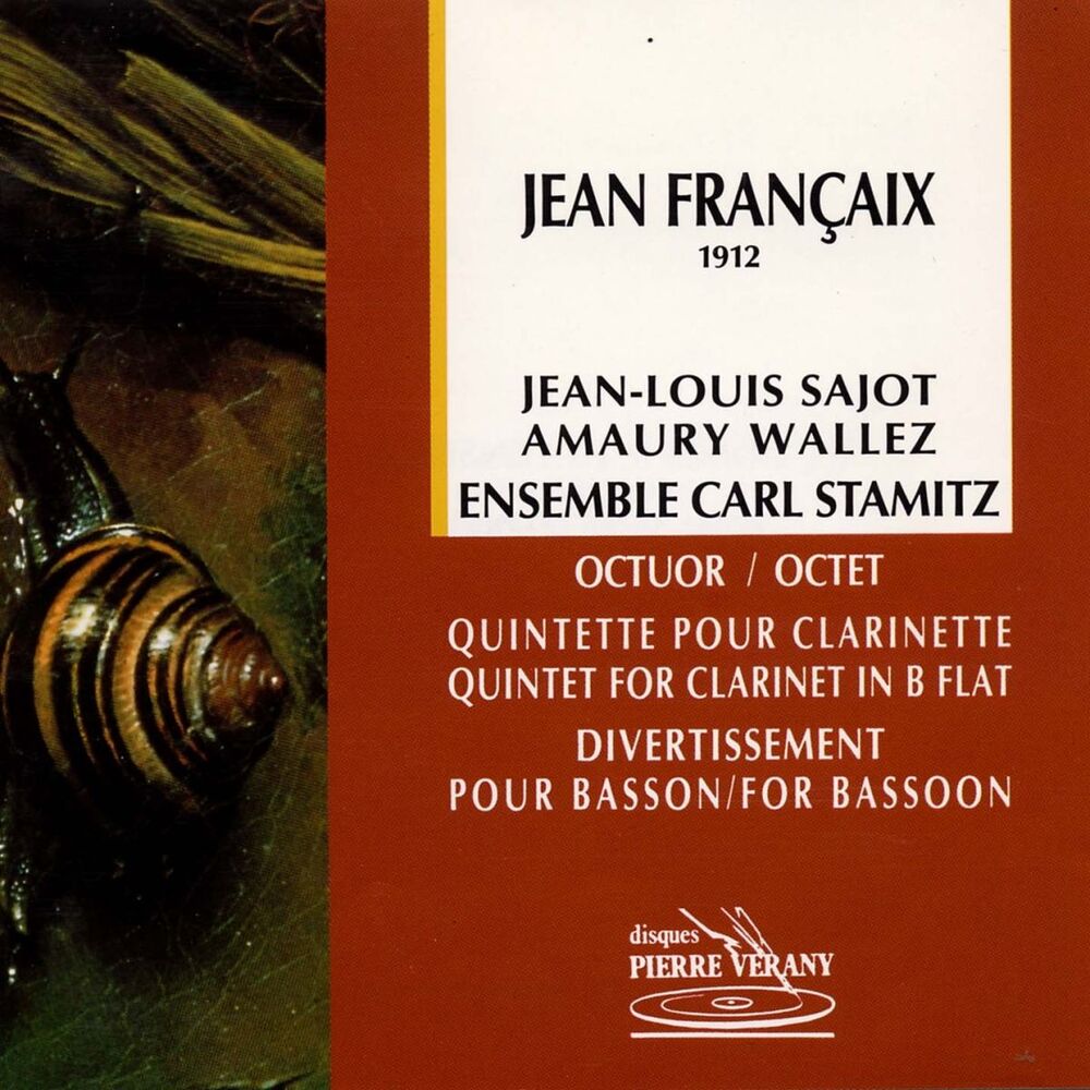 Picture of Francaix : Octuor, quintette & divertissement