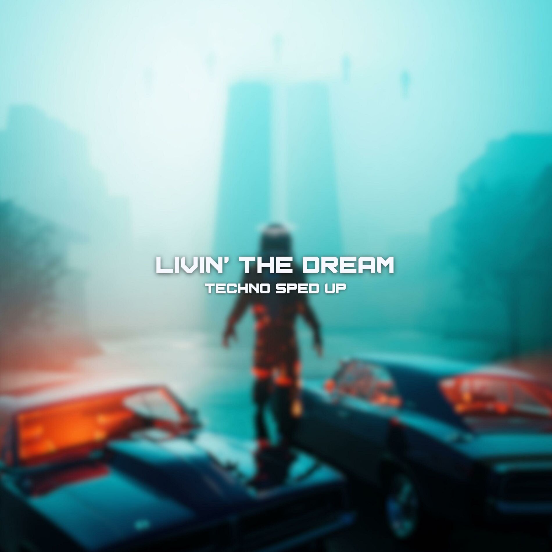 Album cover of Livin' The Dream (Techno Sped Up)