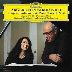 Cover of Chopin: Piano Concerto No. 2, Introduction & Polonaise brillante; Cello Sonata