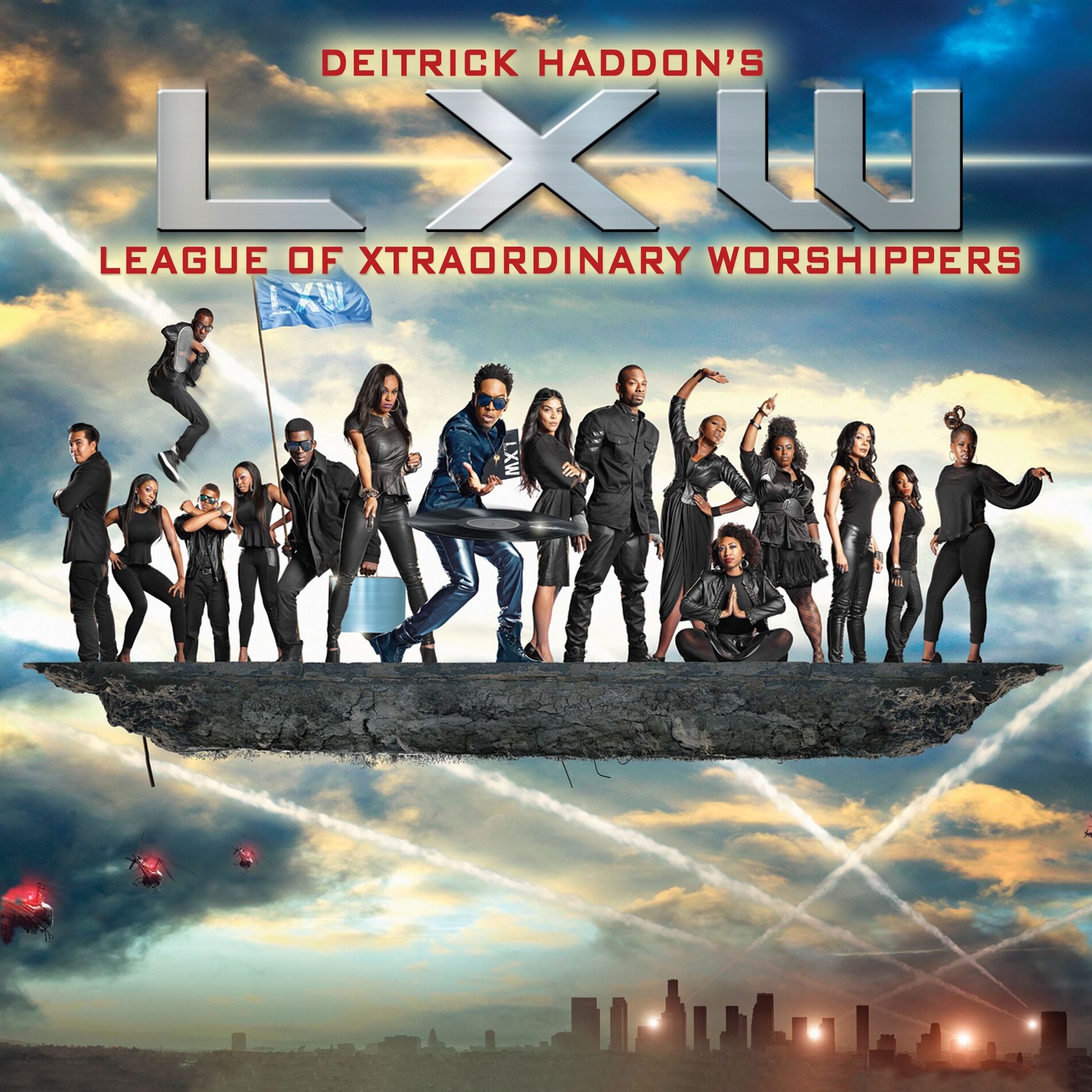 Album cover of Deitrick Haddon's LXW (League of Xtraordinary Worshippers)