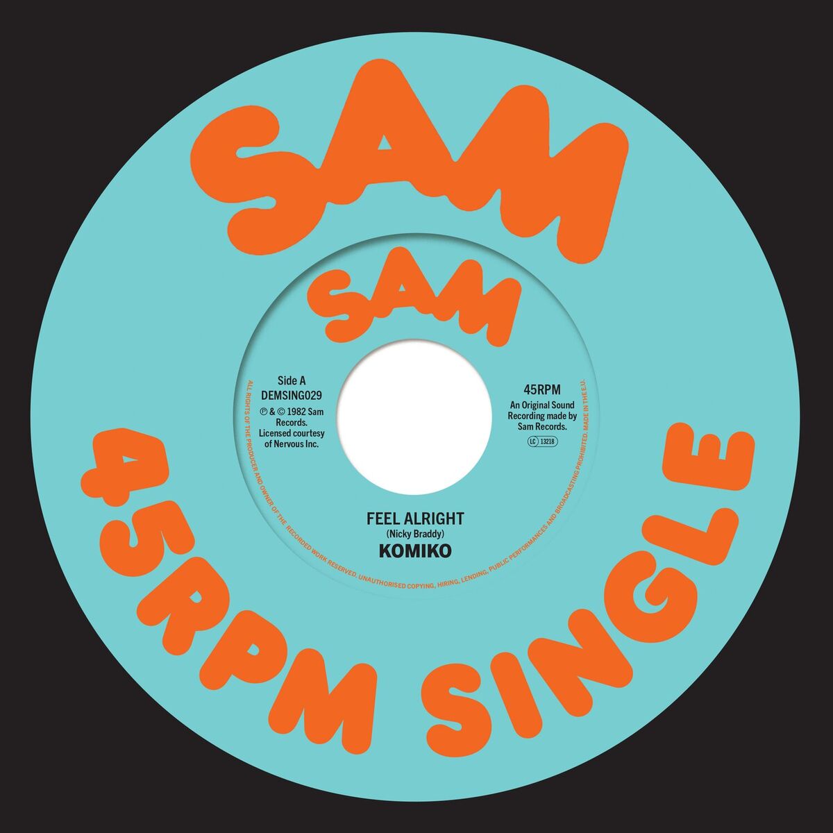 Album cover of Feel Alright / Feel Alright (Instrumental)