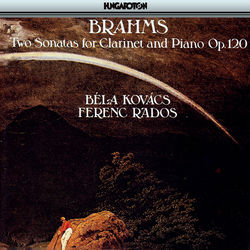 Cover of Brahms: Sonatas for Clarinet and Piano Nos. 1 and 2 by undefined