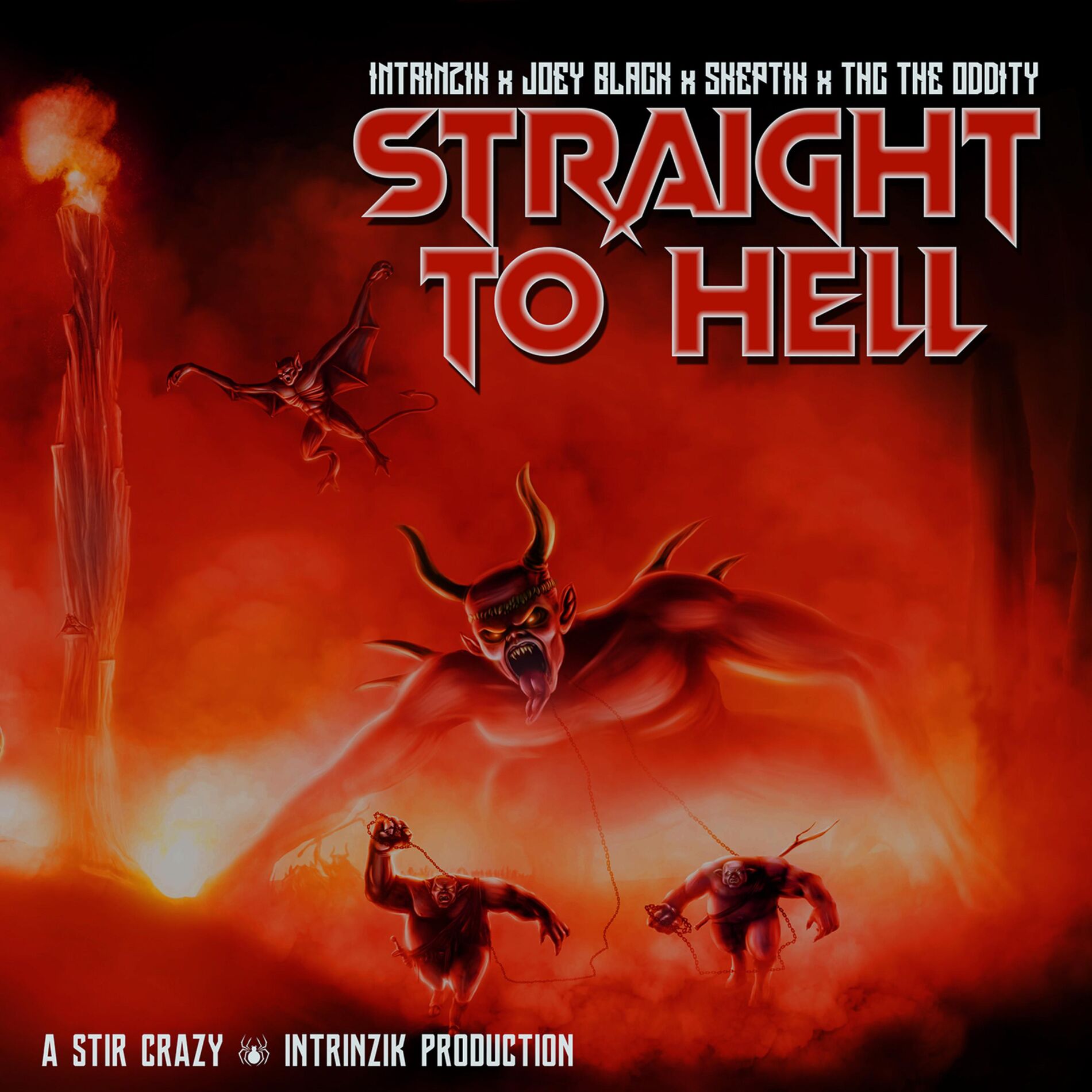 Album cover of Straight to Hell (feat. Joe Black, THC the Oddity & Skeptik)