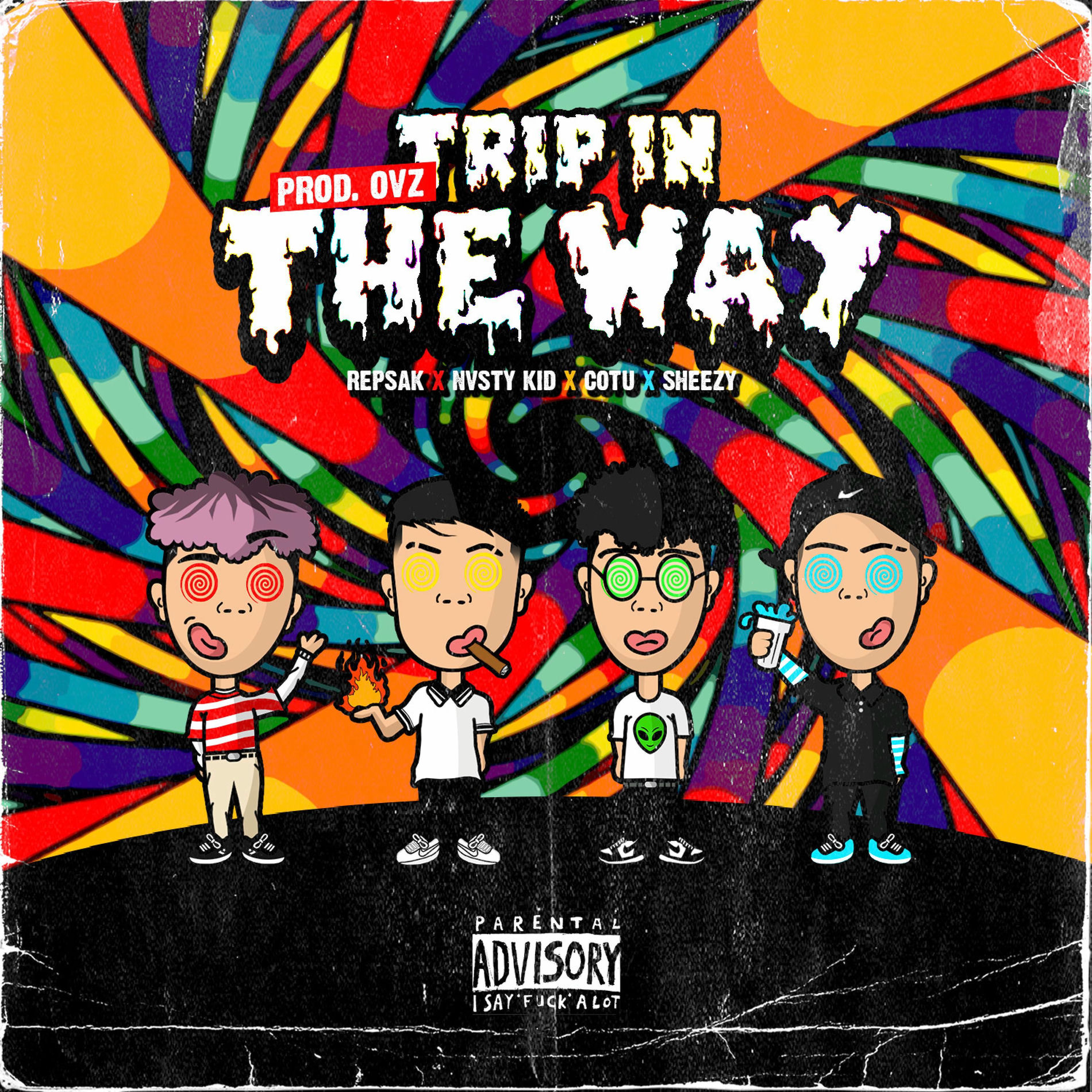 Album cover of Trip in the Way (feat. Repsak, Cotuu & Sheezy)