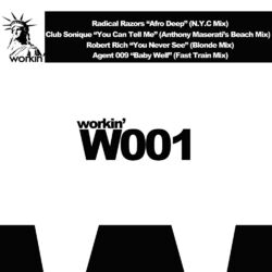 Cover of Workin' 001 (EP Extended Play)