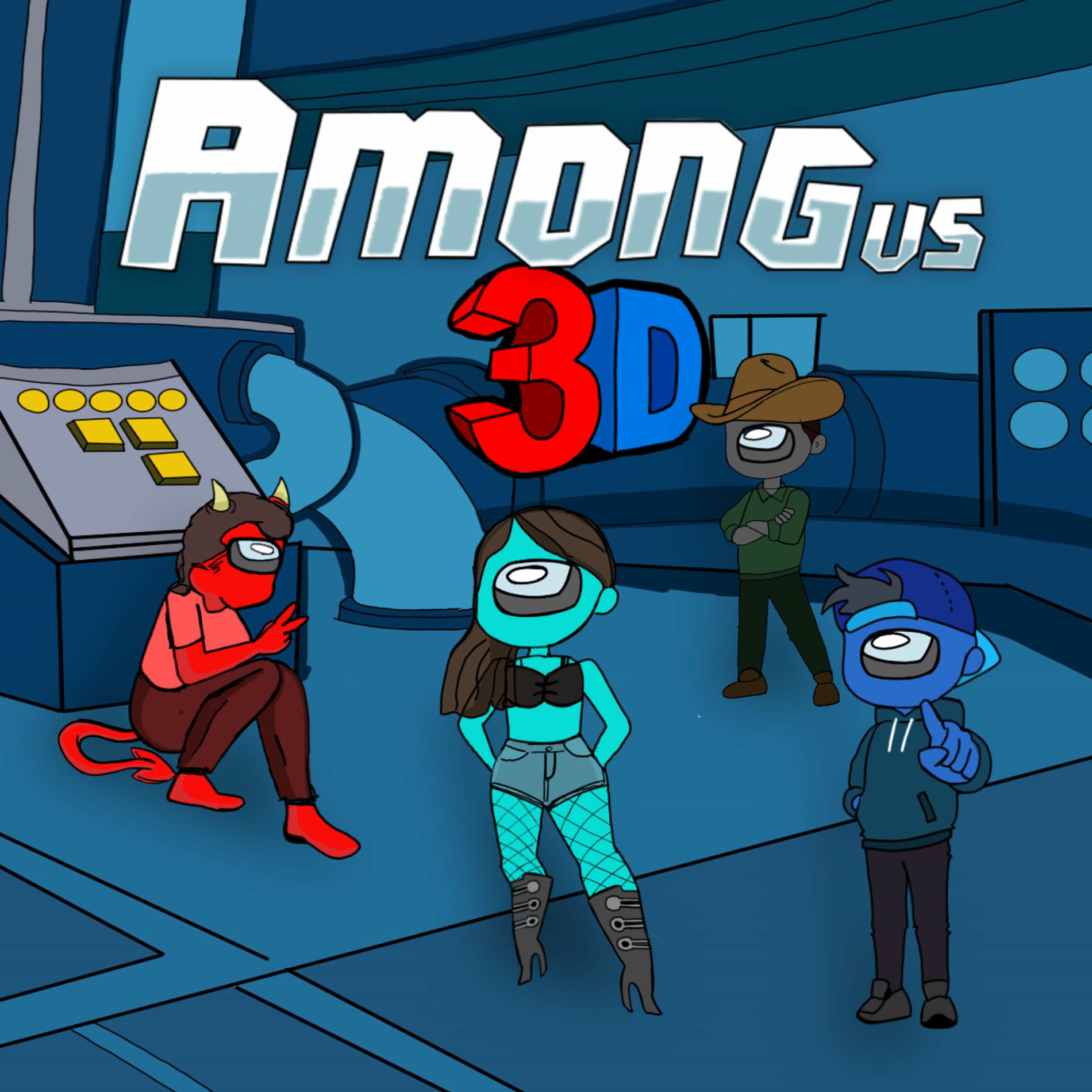 Album cover of AMONG US 3D