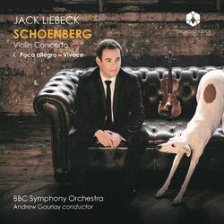 Cover of Schoenberg Violin Concerto; I. Poco allegro – Vivace