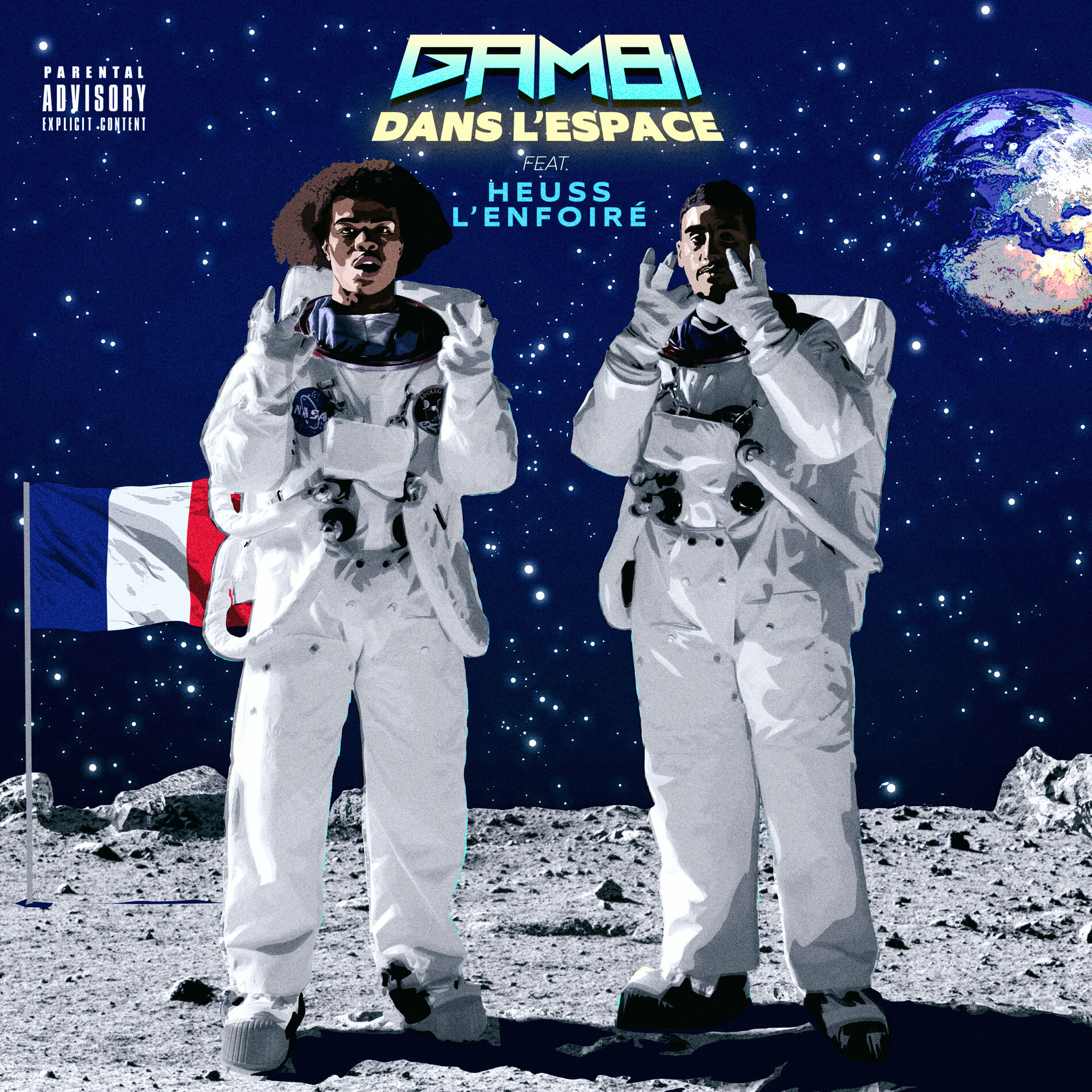 Album cover of Dans l'espace (feat. Heuss l'Enfoiré)