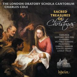 Cover of Sacred Treasures of Christmas: Music for Christmas, Epiphany & Candlemas