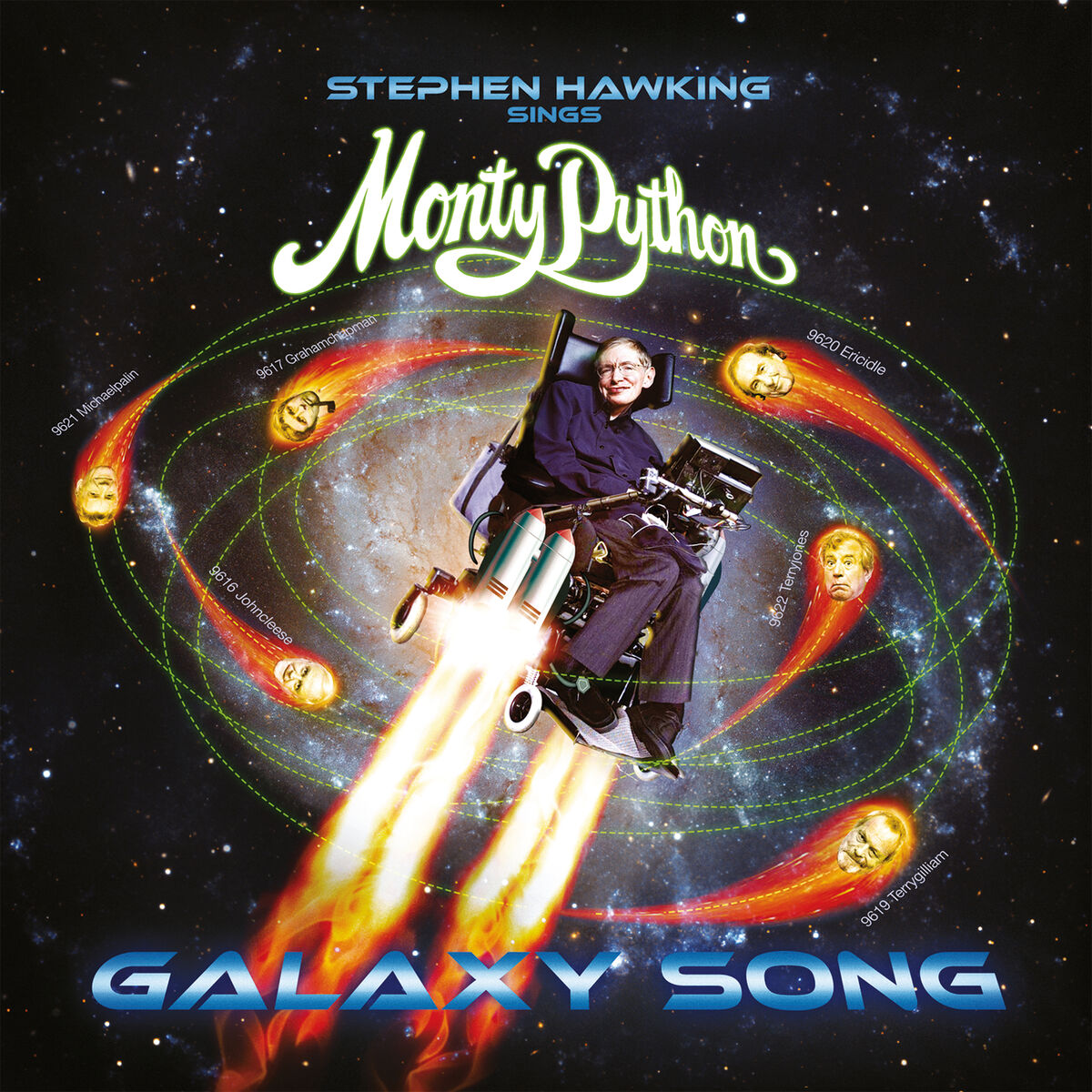 Album cover of Stephen Hawking Sings Monty Python… Galaxy Song