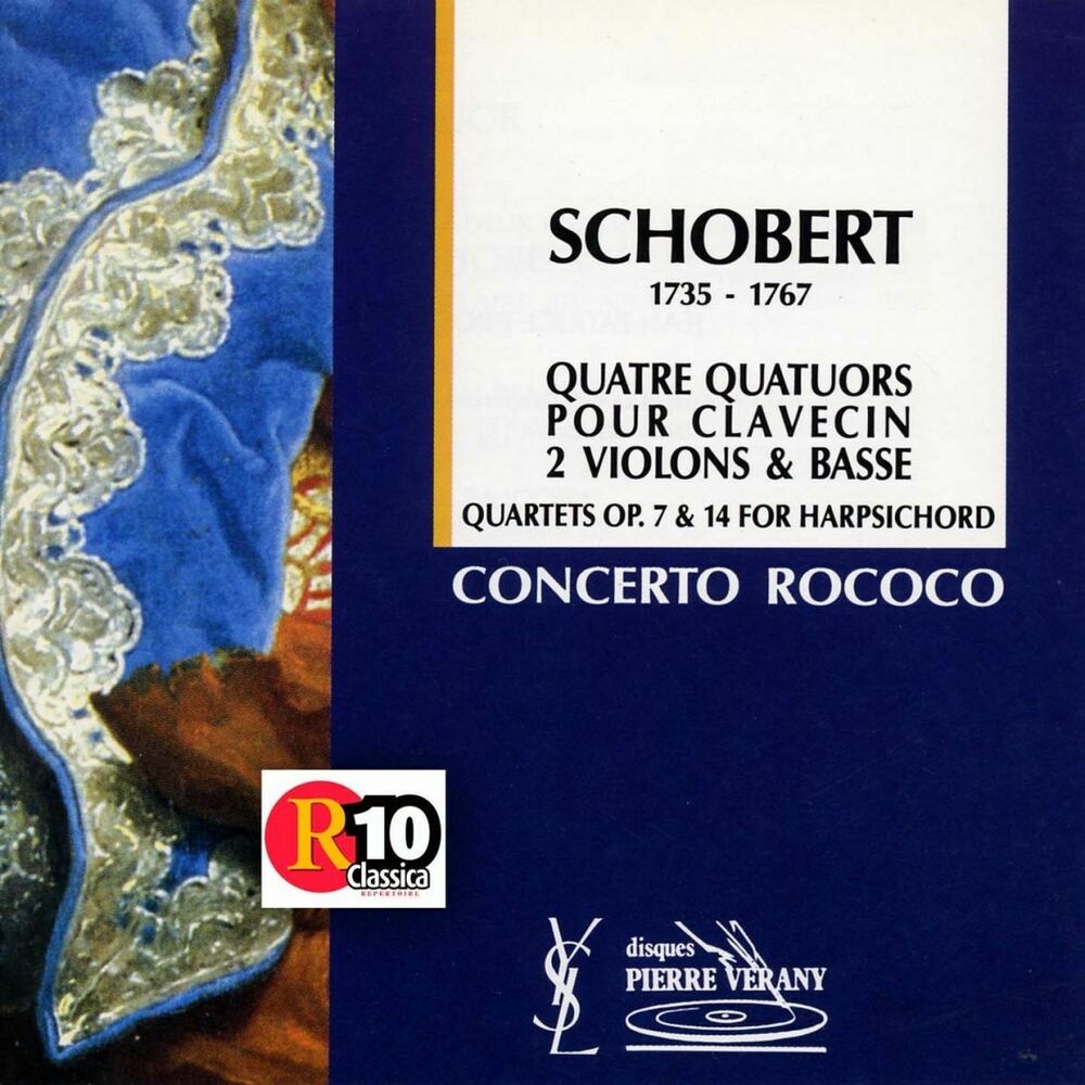 Picture of Schobert : 4 quatuors pour clavecin, 2 violons et basse