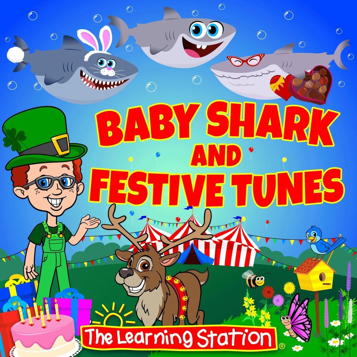 Album cover of Baby Shark and Festive Tunes