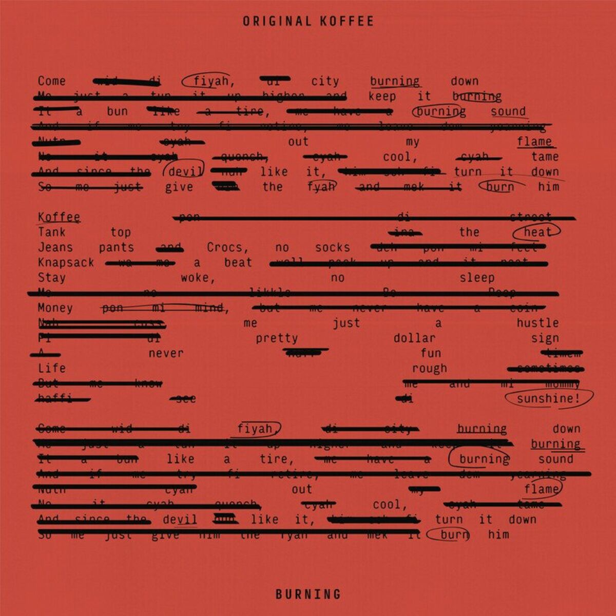 Album cover of Burning
