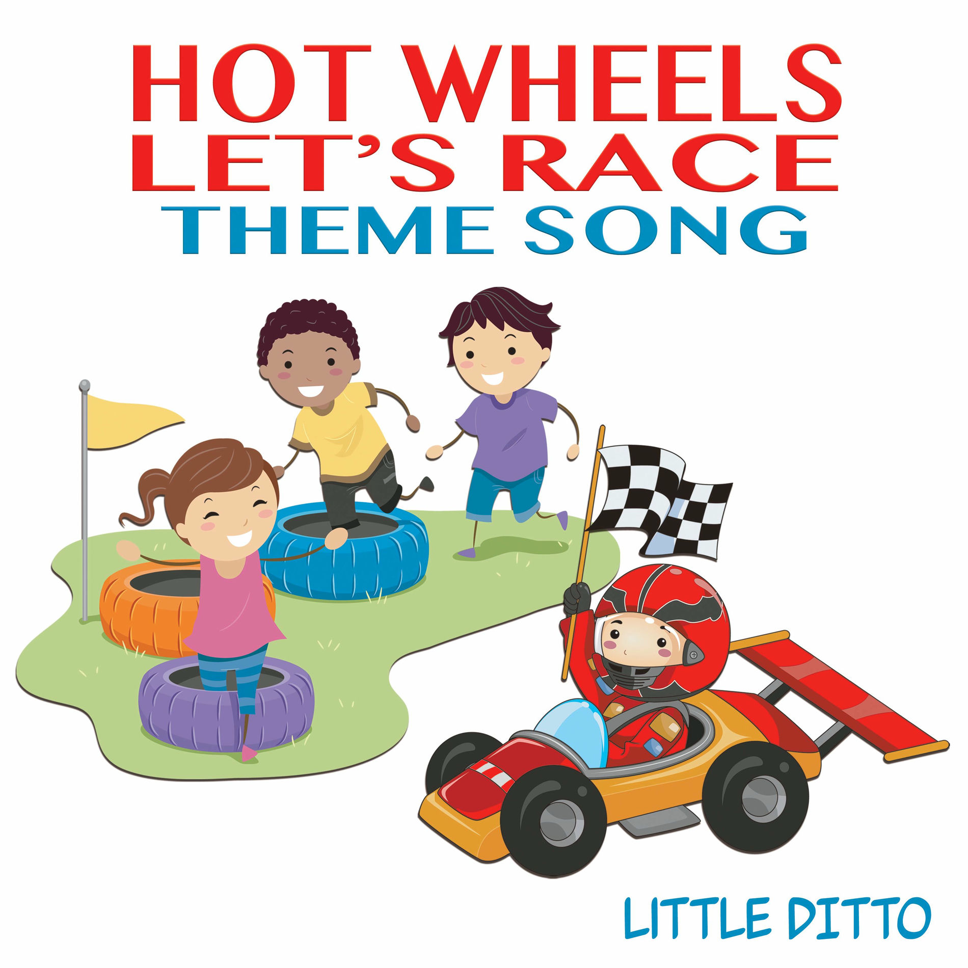 Album cover of Hot Wheels Let's Race Theme Song