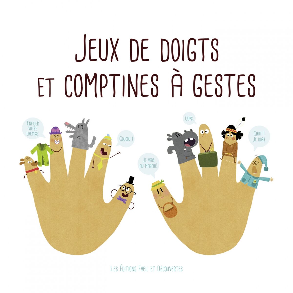 Album cover of Jeux de doigts & comptines à gestes